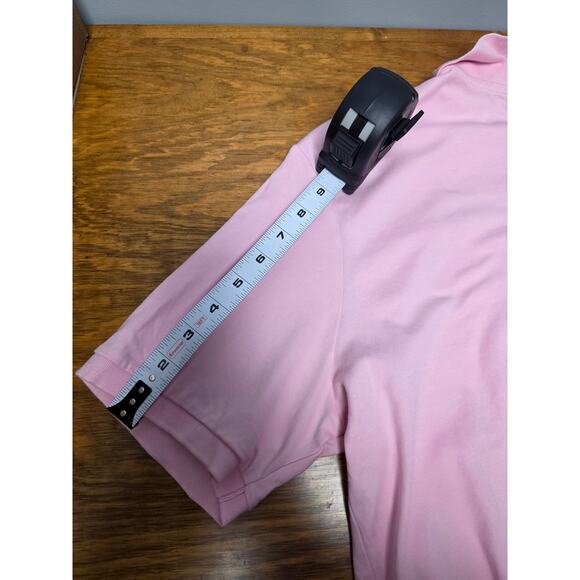 Ralph Lauren Pink Polo Mens L Office GorpCore Preppy Golf School Teacher Soft - Picture 5 of 7